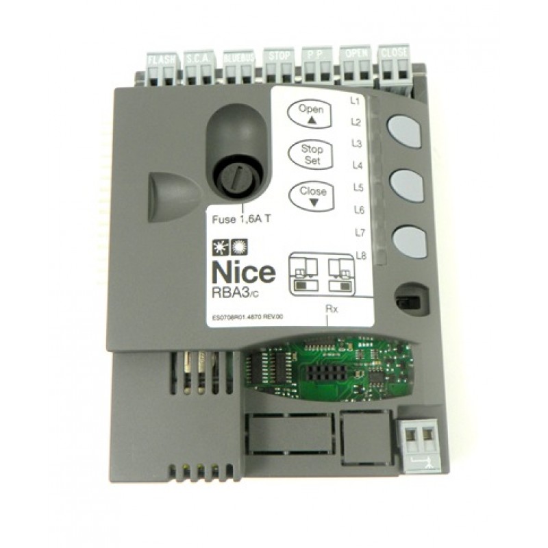 NICE RBA3/C PCB Board for ROBUS Gate Motors UAE NICE RBA3/C Control Board UAE