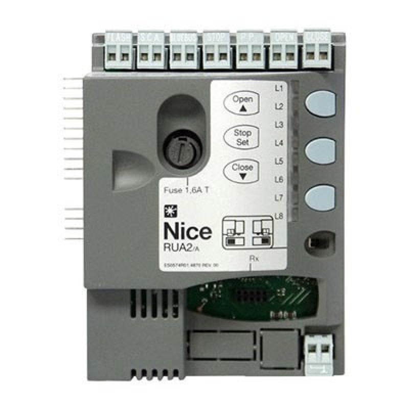 NICE RUA2 Control Board for RUN2500I Sliding Gate Motor UAE NICE RUA2 Control Unit UAE