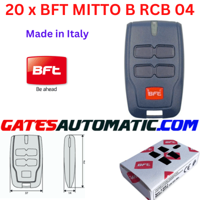 BFT MITTO 4 Four Channel Remote / Transmitter - D111751