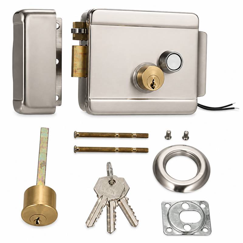 Electric Rim Lock UAE Electric Rim Lock Double Cylinder UAE