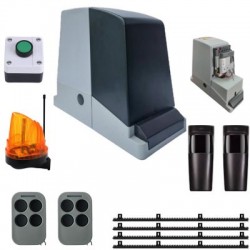 EUROMATIC automatic sliding gate opener 1000kg installed on villa gate Dubai