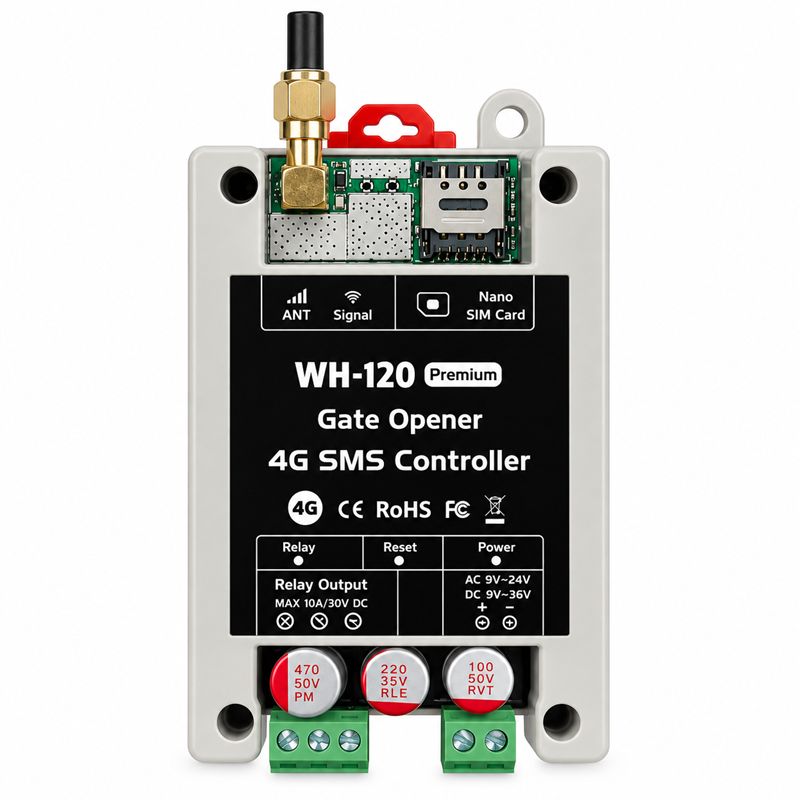 WH-120 Premium 4G GSM Gate Opener UAE WH-120 Premium 4G GSM Gate Opener UAE
