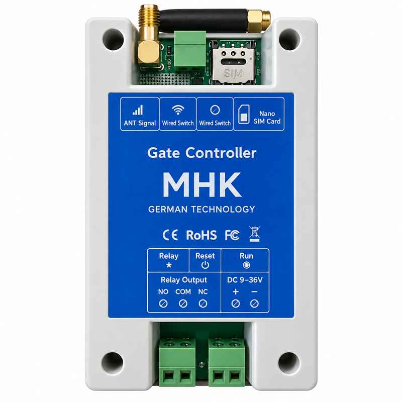 MHK GSM Gate Access Control Controller UAE MHK GSM Gate Opener Controller UAE