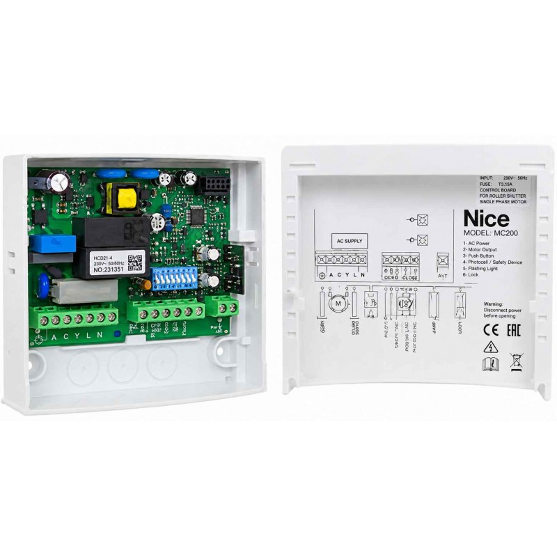 NICE MC200 Heavy Duty Rolling Shutter Operator UAE NICE MC200 Rolling Shutter Motor UAE